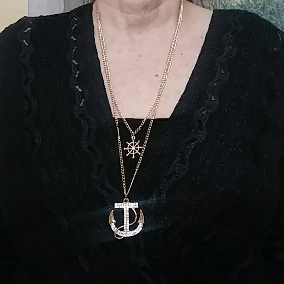 HP 🎊Only 1 Left! Anchor Compass Pendant - Picture 3 of 3